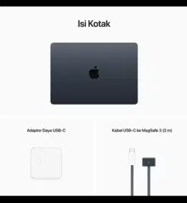 Bisa kredit Applle MacBook Air (13.6 inci, M2, 2024) 8C GPU 16/256gb