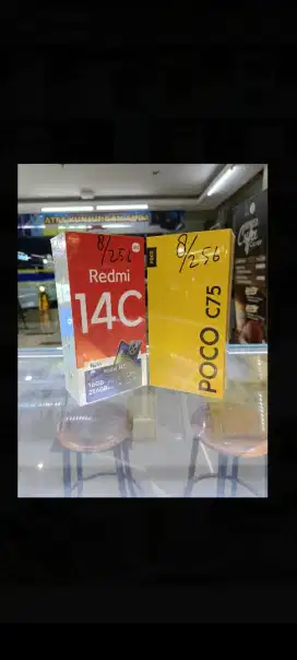 Xiaomi redmi 14c 8/256 danjg poco C75 resmi