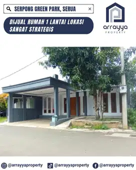 RUMAH CLUTER SERPONG GREEN PARK SIAP HUNI .DM09.