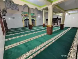 KARPET MASJID LANGGAR MUSHOLLA LOKAL! TEBAL 10MM SERAT LEMBUT & AWET