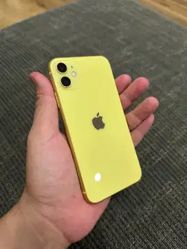 Iphone 11 128GB IBOX YELLOW/KUNING FULLSET NOMINUS