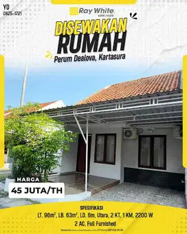 Sewa Rumah Modern Full Furnished di Perumahan Dealova, Kartasura