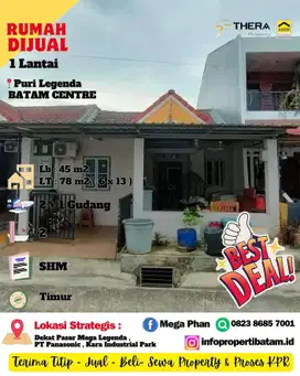 Dijual Murah Rumah SHM hadap timur di Puri Legenda
