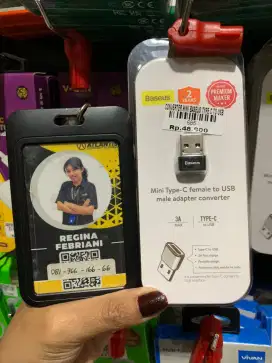 CONVERTER MINI BASEUS TYPE C TO USB | ATLANTIS DAHSYAT