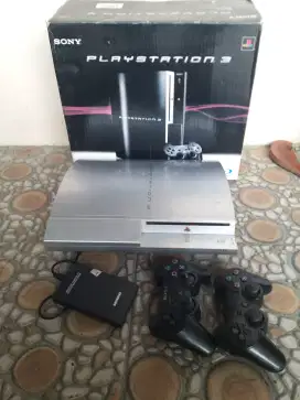 Ps3 120gb+ext 500gb fullset siap pakai