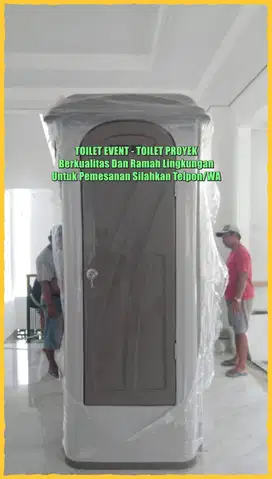 Closet Jongkok/ Duduk Toilet Outdoor, WC Portable, Mudah Dipindahkan R