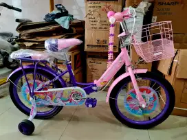 SEPEDA LIPAT BIKE N BIKE ( BNB ) ( KUDA PONY ) 18 Inch Pink / Ungu