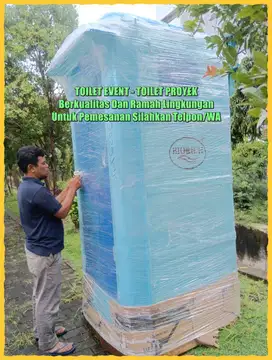 Toilet Modern WC Portable, Toilet Portable, Closet Jongkok/ Duduk Terj