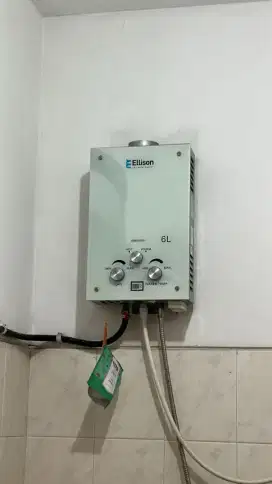 Jual water heater Ellison Gas LPG pemanas air instan
