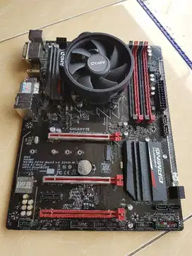 Sepaket AMD Ryzen 7 1700 | Gigabyte GA-AB350 Gaming 3 AMD AM4