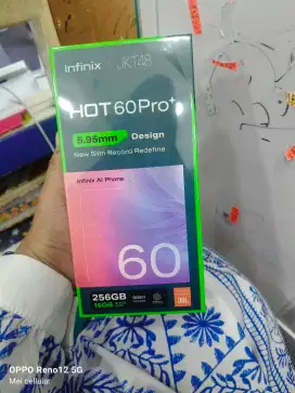 Infinix hot 60 pro+ 8/256gb baru garansi resmi bisa tt bisa kredit