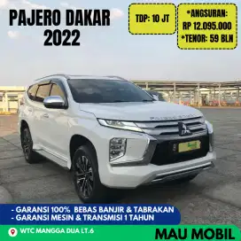 TDP 10JT Pajak Panjang, Pajero Dakar 2021/2022/2023/2024 Putih