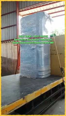 Toilet Portable,  Toilet Outdoor, WC Portable,Praktis Mudah Dipindahka