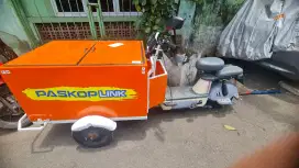 Dijual gerobak sepeda listrik untuk usaha keliling