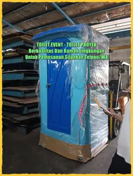 Toilet Portable,  Toilet Outdoor, WC Portable,Praktis Mudah Dipindahka