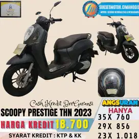 SCOOPY PRESTIGE TERMURAH CASH/KREDIT PROMO UNIT LAINYA KLIK PROFIL