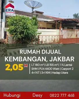 Dijual Rumah di Komplek Perumahan Taman Kota, Kembangan, Jakarta Barat
