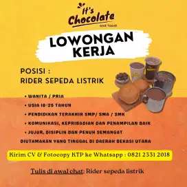 Rider Kopi keliling - sepeda listrik