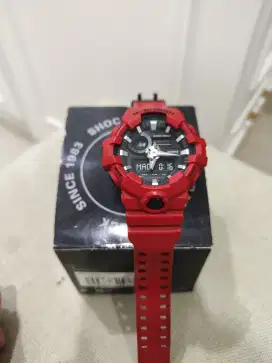 JAM CASIO G-SHOCK GA-700 4ADR ORIGINAL RED SECOND
