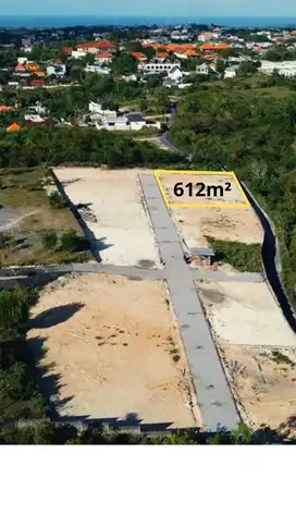 Jual Tanah 612m² di Ungasan Bali