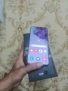 Samsung S20 plus ram 8/128 minus garis SM retak layar sentuh ok lkp