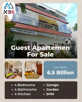 FOR SALE GUEST APARTEMEN 3ND FLOOR AT CANGGU
