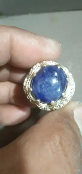 Batu blue safir natural