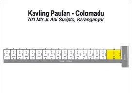 Jual Tanah SHM Cocok Hunian di Colomadu