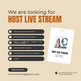 INFO LOKER HOST LIVE