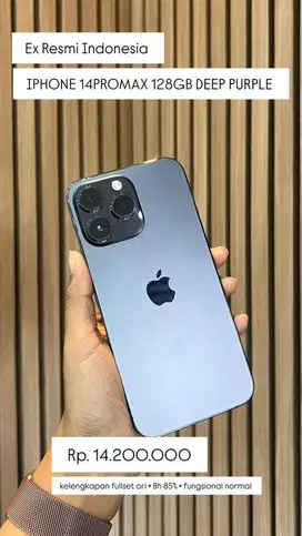 iphone 14 Promax 128gb deep purple
