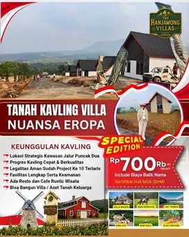 Ayo segera miliki tanah kavling 5he Hanjawong villas