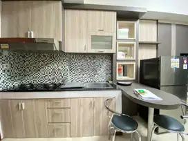 1Bed full furnish view city Apt.Royal mediterania garden dekat CP,soho