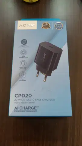 ACMIC CPD20 Type C 20W Kepala Charger Fast Charging Adaptor for iPhone