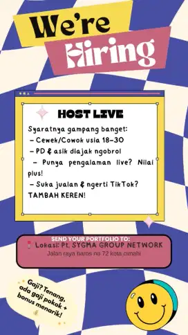 Di butuhkan segera!!!