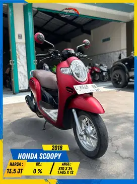 HONDA SCOOPY 2018 MONGGO GAS POLL MASZEHH HIKMAH MOTOR KEPUH