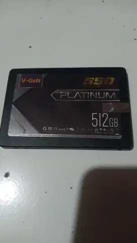 SSD V-GEN Platinum 512GB,siap pake