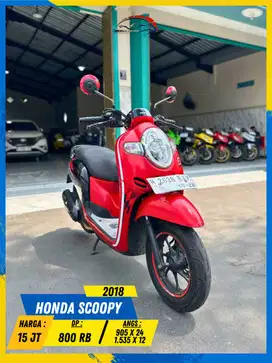 HONDA SCOOPY 2018 MESIN AMAN POLL MASZEHH HIKMAH MOTOR KEPUH