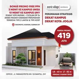 RUMAH DEKAT KAMPUS UMY