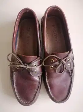 Sperry top sider sepatu kulit