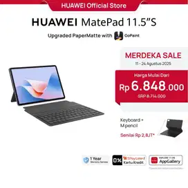 Huawei MatePad 11.5”S PaperMatte Edition Tablet (SILVER)