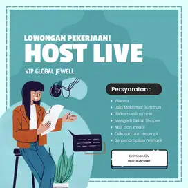 Host Live Stream (Full-Time)