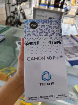 New Tecno Camon 40 Pro 5G ram 8+8/256