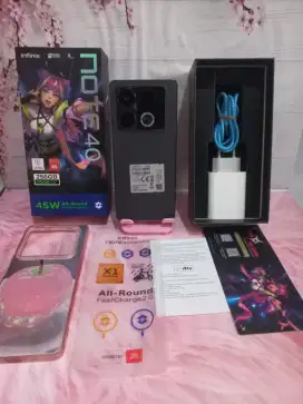DIJUAL HP INFINIX NOTE 40 NFC RESMI SPEK 8/256 FULLSET GAS AJA NIH