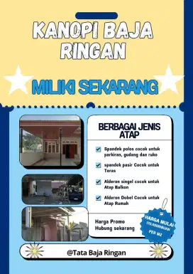 Kanopi baja ringan