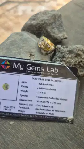 permata natural mali garnet