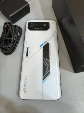 Asus rog 6 8/256 ex resmi white mulus fullset ori