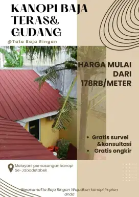 Kanopi baja ringan promo