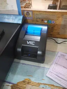 Printer struk bluetooth thermal VSC 58BT ukuran kertas 58mm hitam
