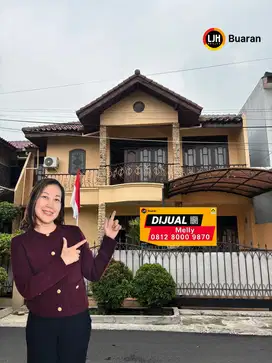 Rumah 2 Lantai Strategis Semi Furnished di Komplek Duren Sawit Jakarta