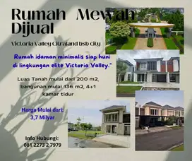 Hunian Rumah Mewah BSB Victoria Valley Dekat Danau & Golf Black Eagle